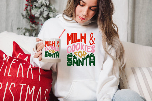 Milk & Cookies for Santa SVG nirmal108roy 