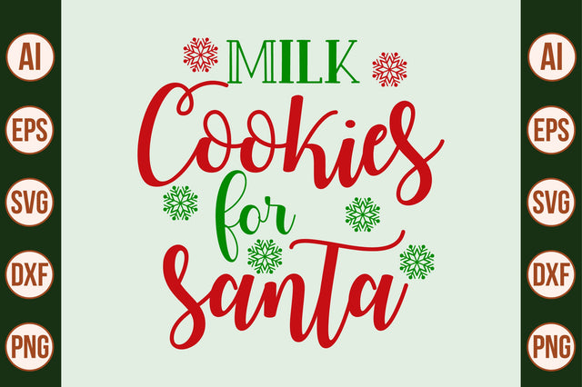 milk cookies for santa-svg SVG nirmal108roy 
