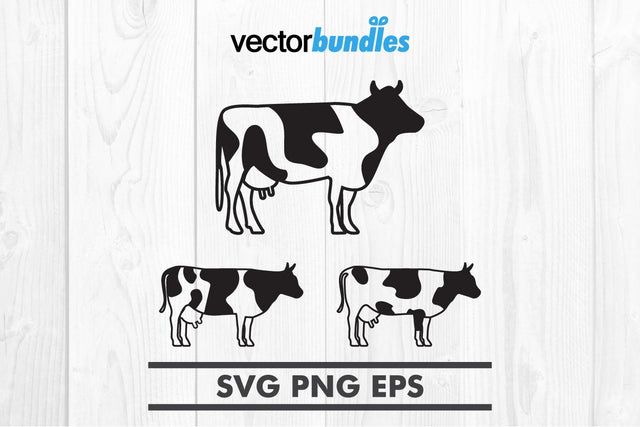 Milk cow clip art svg SVG vectorbundles 