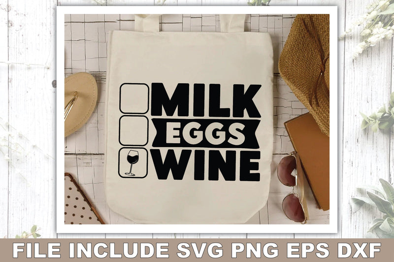 Milk Eggs Wine SVG Ariyan 