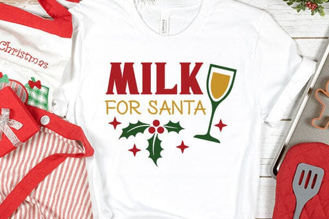 Milk For Santa SVG Angelina750 