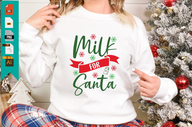 Milk for Santa SVG Craftlabsvg24 