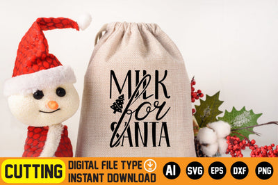 Milk for Santa SVG CraftlabSvg29 