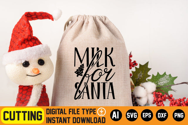 Milk for Santa SVG CraftlabSvg29 