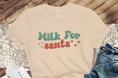 milk for santa SVG Design SVG SVGista 
