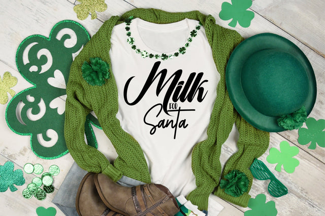Milk for Santa SVG orpitasn 