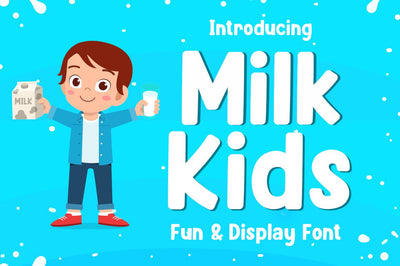 Milk Kids Font Manjali_Studio 
