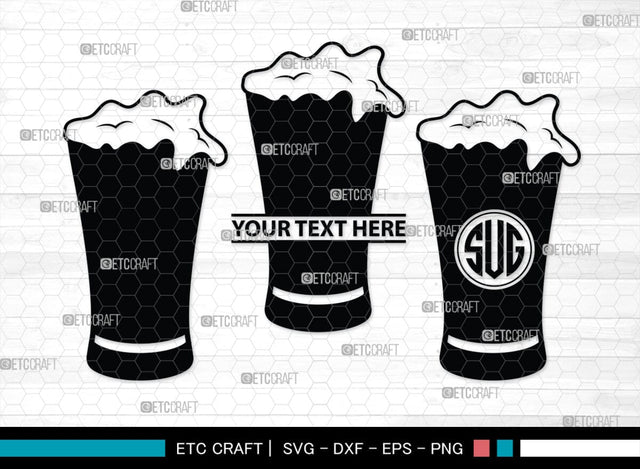 Milk Shake Monogram, Milk Shake Silhouette, Milk Shake SVG, Drink Shake Svg, Ice Cream Svg, Smoothie Svg, Frappuccino Svg, SB00455 SVG ETC Craft 