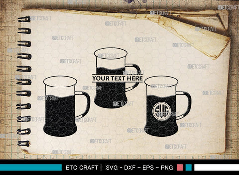 Milk Shake Monogram, Milk Shake Silhouette, Milk Shake SVG, Drink Shake Svg, Ice Cream Svg, Smoothie Svg, Frappuccino Svg, SB00455 SVG ETC Craft 