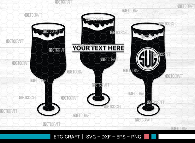 Milk Shake Monogram, Milk Shake Silhouette, Milk Shake SVG, Drink Shake Svg, Ice Cream Svg, Smoothie Svg, Frappuccino Svg, SB00455 SVG ETC Craft 