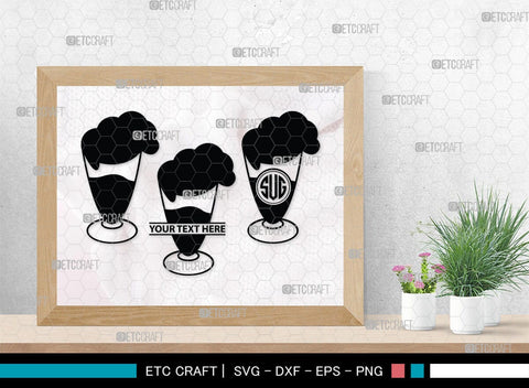 Milk Shake Monogram, Milk Shake Silhouette, Milk Shake SVG, Drink Shake Svg, Ice Cream Svg, Smoothie Svg, Frappuccino Svg, SB00455 SVG ETC Craft 