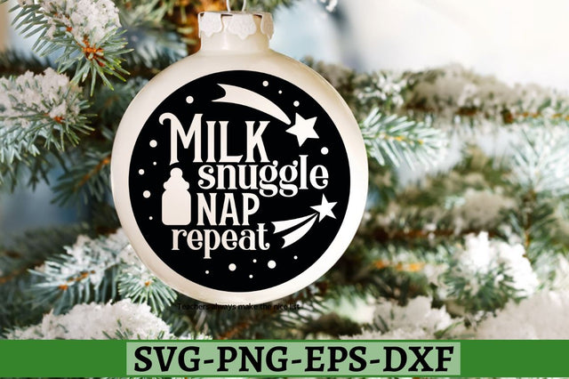 Milk snuggle nap repeat SVG, Milk snuggle nap repeat SVG DESIGNISTIC 
