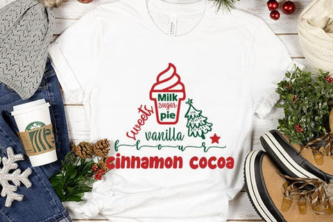 Milk sugar pie sweets vanilla flour cinnamon cocoa SVG Angelina750 