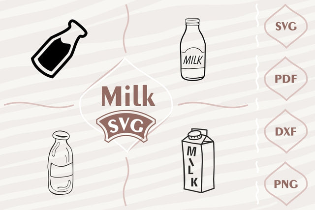 Milk - SVG bundle SVG Digital Mojito 