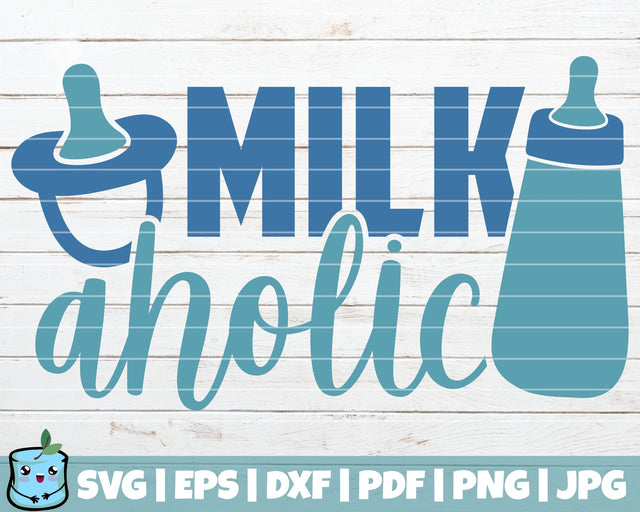 Milkaholic SVG MintyMarshmallows 