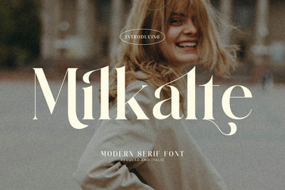 Milkalte Typeface Font Storytype Studio 