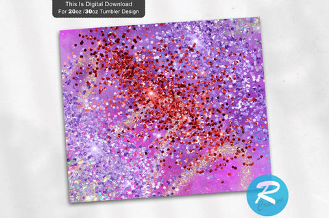 Milkway Glitter 20 oz / 30 oz Skinny Tumbler Sublimation Regulrcrative 