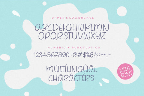 Milky Based Font Font Balpirick 