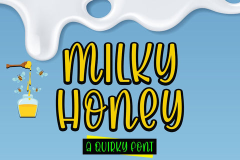 Milky Honey Font Supersemar Letter 