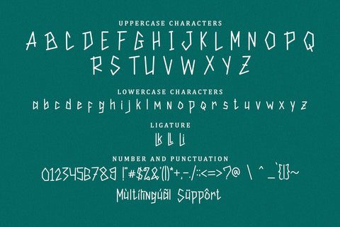 Milky Line Font Sakha Design Studio 