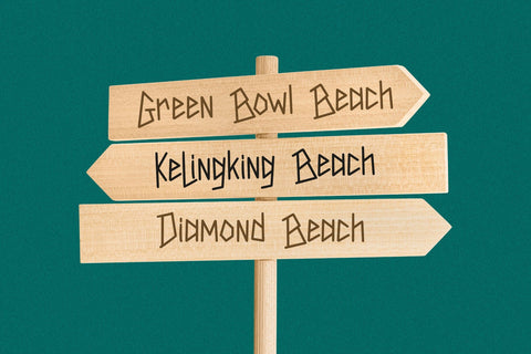 Milky Line Font Sakha Design Studio 