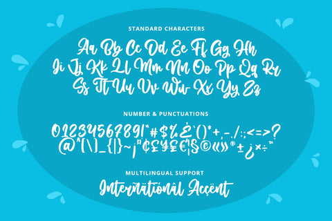 Milky Rainbow Font Abo Daniel Studio 