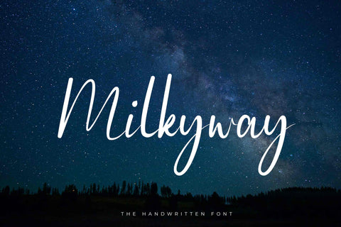 Milkyway Font LetterdayStudio 