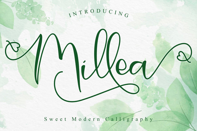 Millea Diary Font Andrey Design 