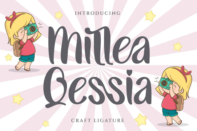 Millea Qessia Font Graphicxell 