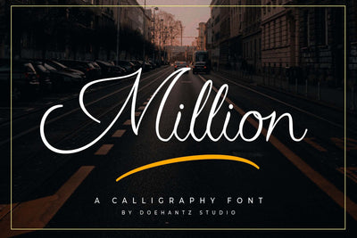 Million Font love script 