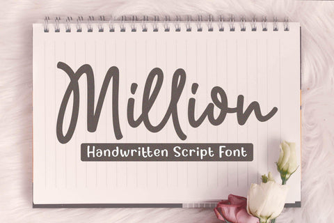 Million - Handwritten Script Font Font Subectype Studio 