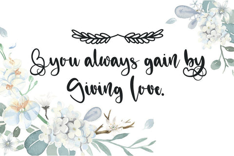 Milya Font Fallen Graphic Studio 