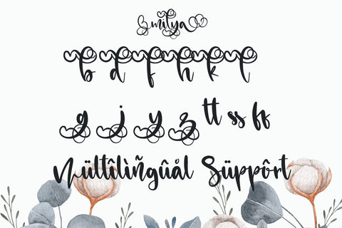 Milya Font Fallen Graphic Studio 