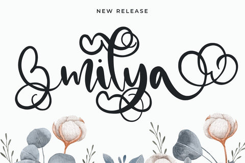 Milya Font Fallen Graphic Studio 