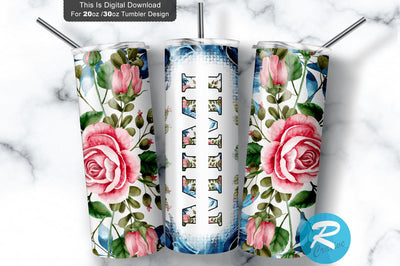 Mimi 20 oz / 30 oz Tumbler PNG Sublimation Regulrcrative 