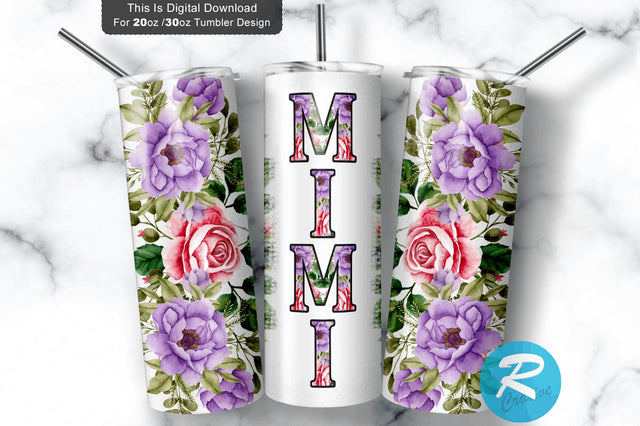 Mimi 20 oz / 30 oz Tumbler PNG Sublimation Regulrcrative 