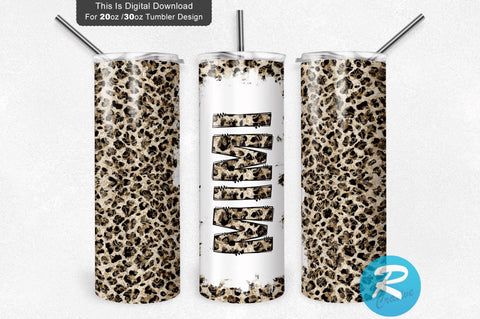 Mimi leopard 20 oz / 30 oz Tumbler PNG Sublimation Regulrcrative 