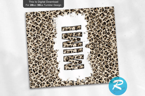 Mimi leopard 20 oz / 30 oz Tumbler PNG Sublimation Regulrcrative 