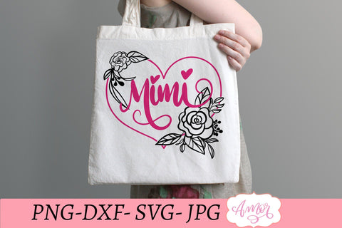 Mimi SVG, grandmother SVG SVG Amorclipart 