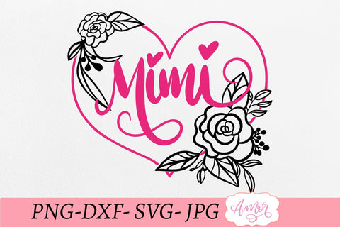 Mimi SVG, grandmother SVG SVG Amorclipart 