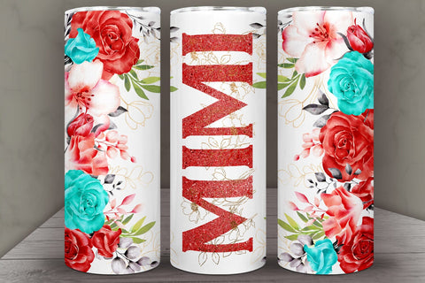 Mimi Tumbler Sublimation I Mothers Day Tumbler Wrap PNG Sublimation Happy Printables Club 