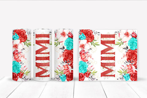 Mimi Tumbler Sublimation I Mothers Day Tumbler Wrap PNG Sublimation Happy Printables Club 