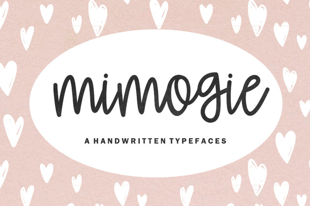 Mimogie - Handwritten Typefaces Font Youngtype 