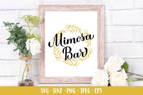 Mimosa Bar Sign, Bridal Shower Mimosa Sign, Wedding Mimosa Bar