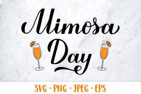 Mimosa Day. Mimosa SVG. Calligraphy hand lettering SVG LaBelezoka 