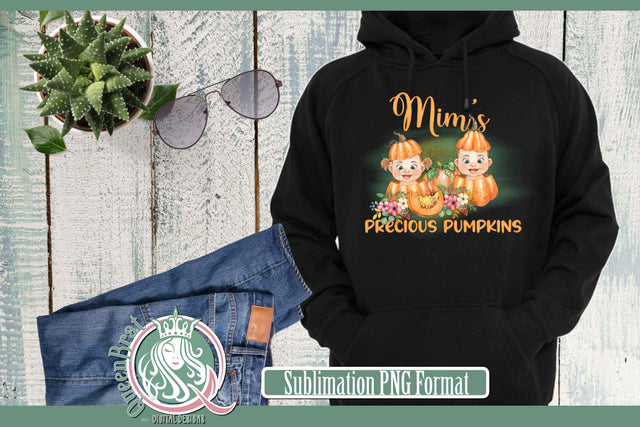 Mim's Precious Pumpkins Sublimation Sublimation QueenBrat Digital Designs 