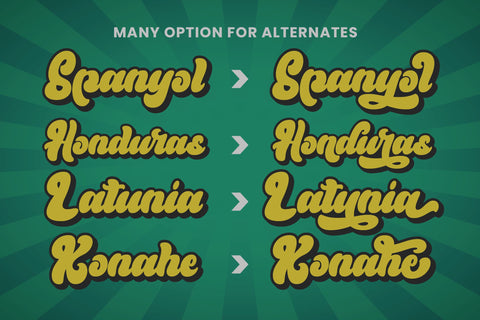 Minebold - Retro Bold Handwritten Font ahweproject 