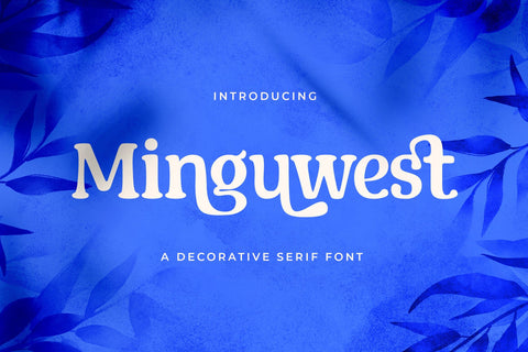 Minguest - Decorative Serif Font Font StringLabs 
