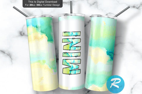 Mini 20 oz / 30 oz Tumbler PNG Sublimation Regulrcrative 