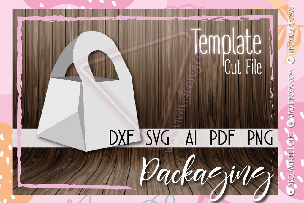 Modeling Template Bag Rounds Printable Paper Bag Template